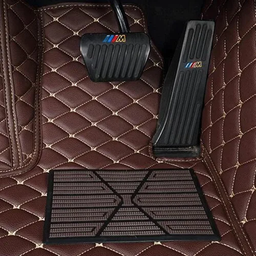 Vista 4 de Alfombrillas personalizadas para automóvil compatibles con Audi, BMW, Mercedes-Benz, Chevy, Cadillac, Honda, Toyota, Lexus, Infiniti, Nissan, rojo