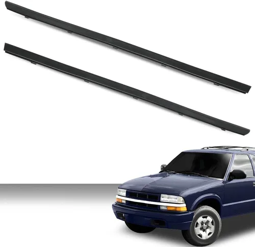 Vista 2 de G-PLUS Par de tiras de sellado de ventana izquierda y derecha para Blazer Jimmy S10 Sonoma 45350, 6038475, 6038476