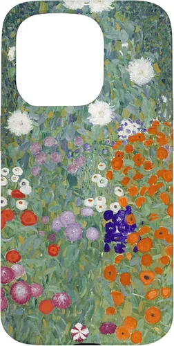 Vista 14 de Flower Garden Painting Klimt Art History Funda para iPhone 17