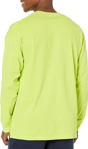 Vista 2 de Tienda Essentials Camiseta de manga larga para hombre de algodón orgánico de gran