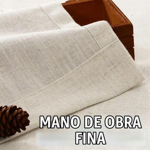 Vista 6 de H.VERSAILTEX - Cortinas de lino de 63 pulgadas de largo, juego de 2 paneles, cortinas de campo completamente filtradas de luz para privacidad