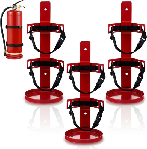 Vista 7 de Suzile - Soporte de pared para extintor de incendios, soporte de metal resistente, 2