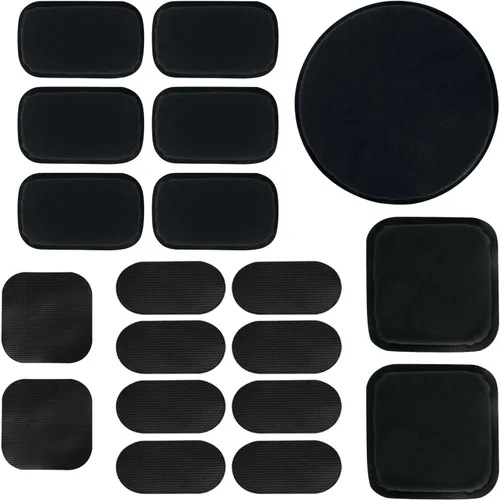 Vista 21 de Universal Airsoft Helmet Pads, Tactical Helmet Replacement Foam Padding Kits Bicycle Accessories Mats for Fast Mich CS ACH FMA USMC PASGT