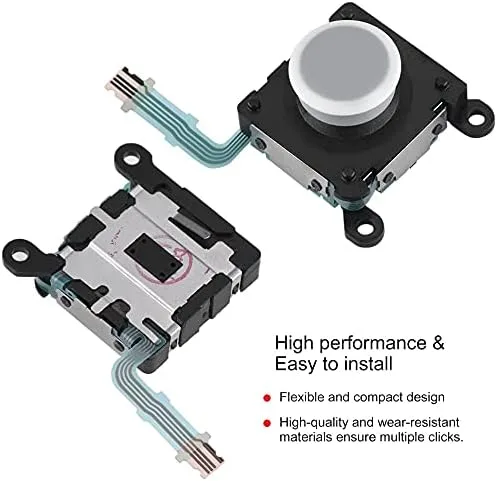 Vista 2 de Joystick Button 3D Rocker Analog ThumbStick Replacement for Sony PSV 2000 PS Vita 2000 2001 White