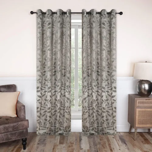 Vista 15 de BLUENILEMILLS BNM - Paneles de cortinas opacas para oscurecer la habitación con bolsillo para barra, cortinas perfectas para ventanas de cocina