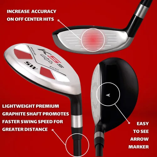 Vista 3 de Majek Golf All Hybrid SW Regular Flex Diestro Nuevo Utility R Flex Club