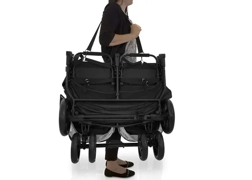 Vista 8 de Cochecito doble lado a lado ultraligero Jeep Destination, Midnight