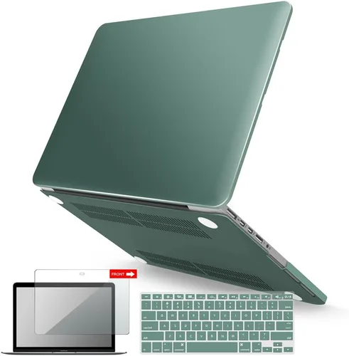 Vista 13 de IBENZER Compatible con MacBook Pro de 13 pulgadas 2015 2014 2013 finales 2012 A1502 A1425, carcasa rígida y cubierta de teclado y protector