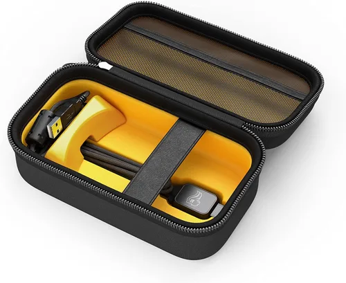 Vista 4 de Gaming - Funda universal para mouse con bolsillo para accesorios y cuña ajustable (sin agitación), funda de transporte portátil, carcasa dura
