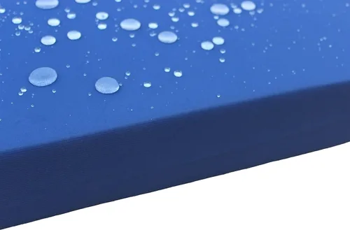 Vista 2 de Ginsimar Cojín impermeable para banco/columpio, para exteriores e interiores, cojines para muebles de patio (azul marino, 48 x 18 x 2 pulgadas)