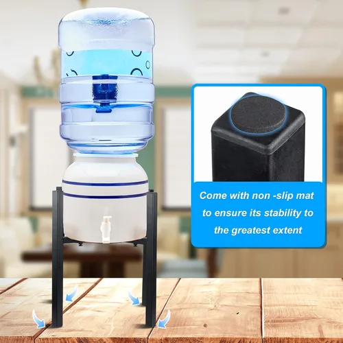 Vista 4 de Dispensador de filtro de agua, soporte para mostrador de bebidas, soporte para dispensadores de agua por gravedad de encimera