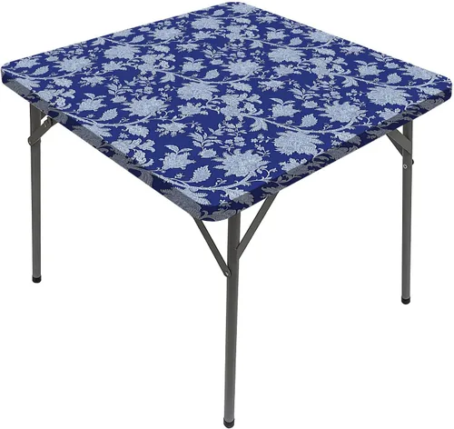 Vista 13 de Manteles florales, lindos manteles de primavera románticos retro cuadrados para mesa de comedor, se adapta a mesas de 24 x 24 pulgadas