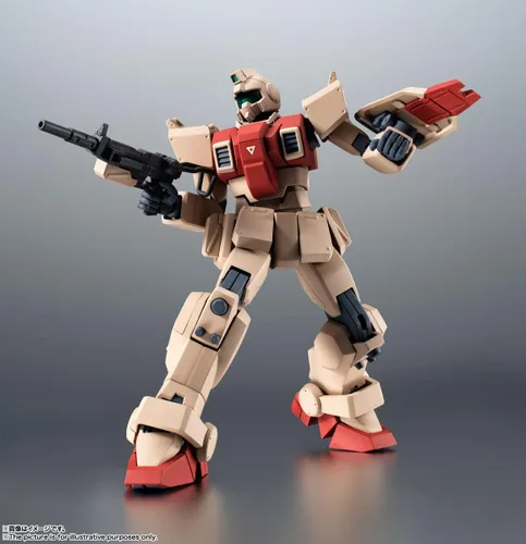 Vista 2 de TAMASHII NATIONS - Traje móvil Gundam The 08th MS Team - RGM-79(G) GM Ground Type Versión A.N.I.M.E., Figura Coleccionable de Robot Spirits Gundam