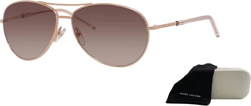 Vista 3 de Marc Jacobs Marc59s Aviator Sunglasses for Women + BUNDLE with Designer iWear Eyewear Care Kit