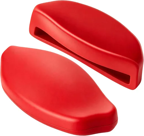 Vista 23 de Mryok Replacement Nose Pieces Nose Pads for Oakley Frogskins Range/Hybrid/HSTN/Top Knot/Frogskins Range XL Sunglass - Options 1 par negro - ajuste