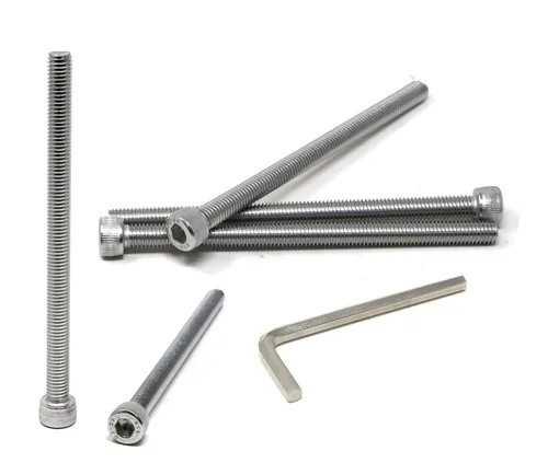Vista 40 de iexcell Kit de tornillos de cabeza hexagonal de acero inoxidable 304, 100 unidades M2 x 0.157 in, paso de rosca de 0.016 in