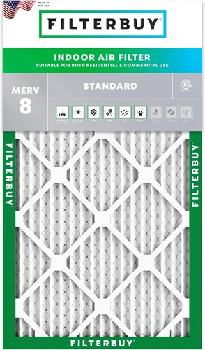 Vista 14 de Filterbuy - Filtro de aire MERV 8 de 8x14x1, defensa esencial contra el polvo y las alergias (1 unidad), filtros plisados electrostáticos