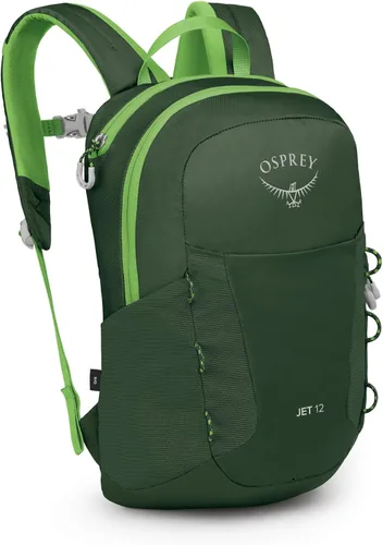 Vista 16 de Mochila de senderismo Osprey Jet 18L para niños, Azul Spikemoss