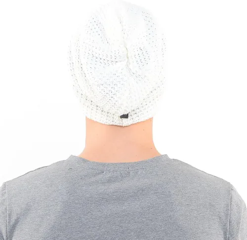 Vista 4 de FORBUSITE Gorro de punto largo holgado para hombre para verano e invierno, de gran
