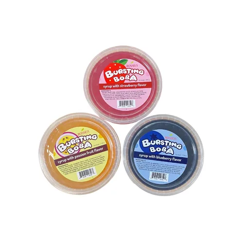 Vista 16 de Bossen Bursting Boba® Minis-3 paquetes (arándano)