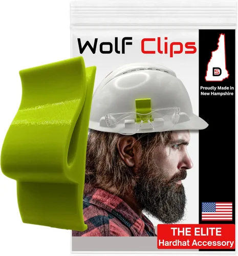 Vista 13 de Diligence, clips de lobo, accesorio para casco duro, marcador y lápiz de carpintero, rojo