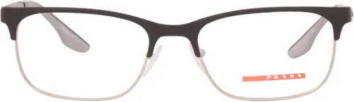 Vista 2 de Prada Linea Rossa PS 52NV - Lentes para hombre color negro mategoma plateada 53