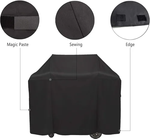 Vista 3 de Cubierta para parrilla Only Fire, cubierta impermeable 600D de repuesto, accesorios de barbacoa para parrilla de gas Weber 7138 Spirit II 200
