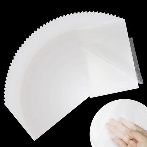 Vista 13 de Stitch Witchery - 20 hojas, 8 x 12 pulgadas, cinta fusible para aplicaciones de tela, interfaz fusible de peso medio, tela de unión fusible