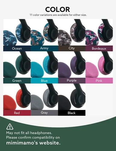 Vista 4 de Mimimamo Cubierta para auriculares súper elástica tamaño L (rosa)
