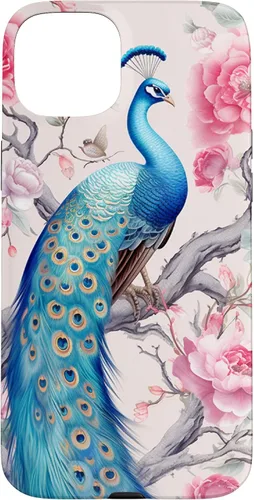 Vista 9 de Chinoiserie Peacock Rose Garden Case for iPhone 17