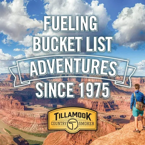 Vista 3 de Tillamook Country Smoker Tillamook Real Hardwood Smoked Old Fashioned Silver Dollar - charqui de carne de vacuno