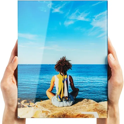 Vista 16 de Fracture - Impresión de foto en vidrio personalizada – 12 x 16 cm Tamaño de retrato extra pequeño Sube tu propia foto Arte de pared de vidrio