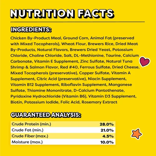 Vista 6 de Temptations MixUps - Golosinas crujientes para gatos, Surfer's Delight, 16 onzas Tuna, Shrimp & Salmon flavors, crunchy & soft texture, under 2