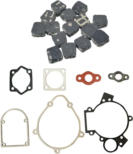 Vista 2 de Kit de junta 80cc y almohadillas de embrague negras de goma del motor para la bici motorizada 80cc de la bicicleta