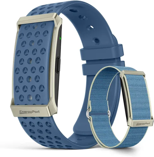 Vista 9 de EnergyPort Smart Bracelet with Blood Oxygen/Blood Pressure Monitor, 60-Day Battery Health Fitness Tracker with 2 Bands,Lifetime Membership,Activity