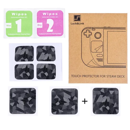 Vista 50 de Touchpad Protector Steam Deck, Touch Pads and Back Buttons Protective Skin Texture Sticker for steam Deck OLED&LCD Touch Trackpads, High end