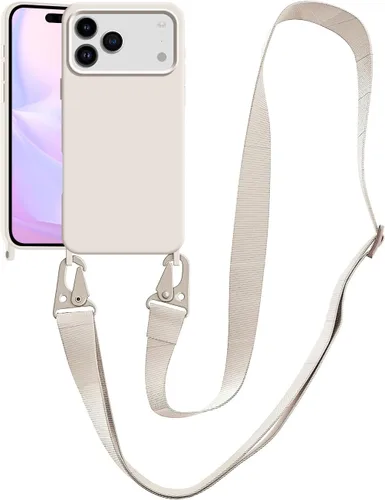Vista 27 de Funda compatible con iPhone 8 Plus, iPhone 7 Plus/6 Plus/6S Plus con cordón, funda cruzada para iPhone con correa ajustable de silicona para iPhone