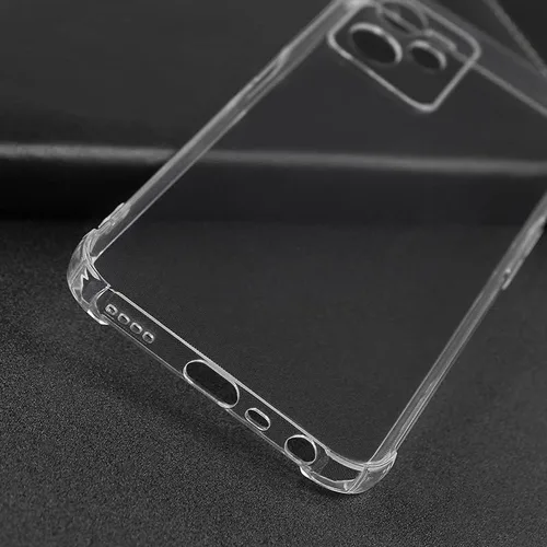 Vista 6 de USTIYA Funda para Realme C35 Clear TPU Cuatro Esquinas Cubierta Protectora Transparente Suave Funda