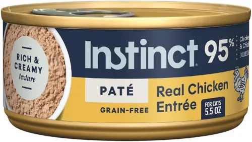 Vista 15 de Instinct Original Paté - Alimento húmedo para gatos, receta sin granos, pollo real, 3 onzas (paquete de 24)