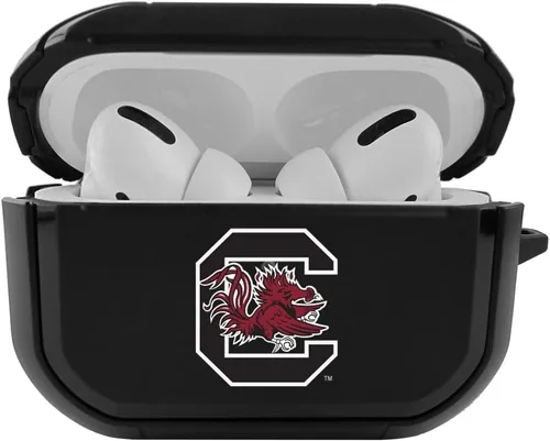 Vista 15 de Funda negra duradera para Apple AirPods Pro (1ª/2ª generación) con mosquetón - Alabama Crimson Tide