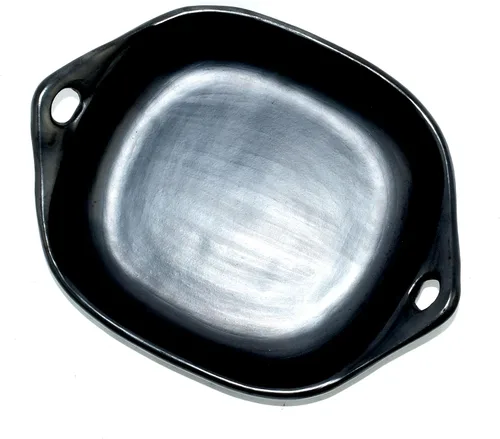 Vista 5 de Ancient Cookware, Sartén cuadrada de arcilla para tostar, grande, 2.5 cuartos de galón
