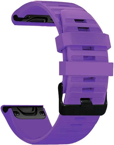 Vista 15 de AISPORTS Correa de silicona compatible con Garmin Fenix 7/7 Pro/6/6 Pro/5/5 Plus, correa de reloj de ajuste rápido de 0.866 pulgadas, correa