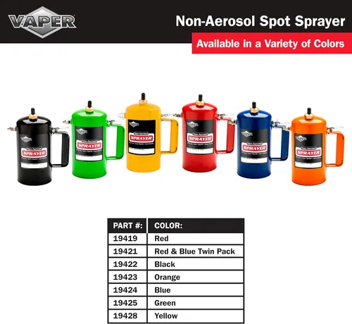 Vista 4 de Vaper 19423, pulverizador puntual sin aerosol - Naranja