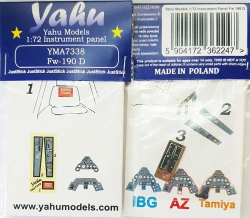 Vista 2 de Yahu Modelo YMA7338 1/72 Fw-190D para accesorios IBG para aviones