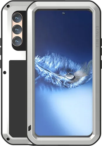 Vista 8 de LOVE MEI Funda militar resistente para Samsung Galaxy S22 Plus, con protector de pantalla de vidrio templado, a prueba de golpes, a prueba de polvo