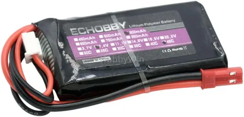 Vista 5 de 7.4V 2S 600mAh 45C LiPo Batería JST Plug para RC Modelo Avión Helicóptero Multirotor FPV Drone RC Quadcopter