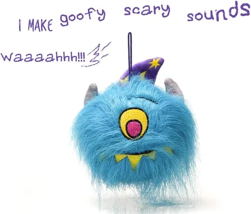 Vista 2 de Peluche con diseño de Screechers en colores brillantes y gritos de miedo (tienen ruido) juguetes de peluche para niños, niños, niñas, regalo ideal