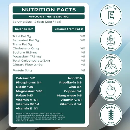 Vista 2 de TrueSeaMoss Musgo marino irlandés crudo – Alga marina silvestre secada al sol para gel casero – Vegano, sin OGM, sin gluten, sin aditivos – 16 oz