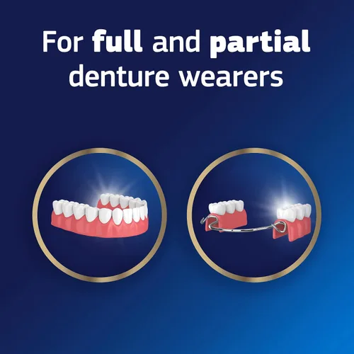 Vista 3 de Fixodent Ultra Max Hold - Adhesivo para dentaduras postizas, 2.2 onzas, (el embalaje puede variar)
