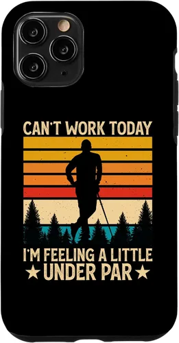 Vista 10 de iPhone X/XS Can't Work Today I'm Feeling A Little Under Par - Funny Golf Case
